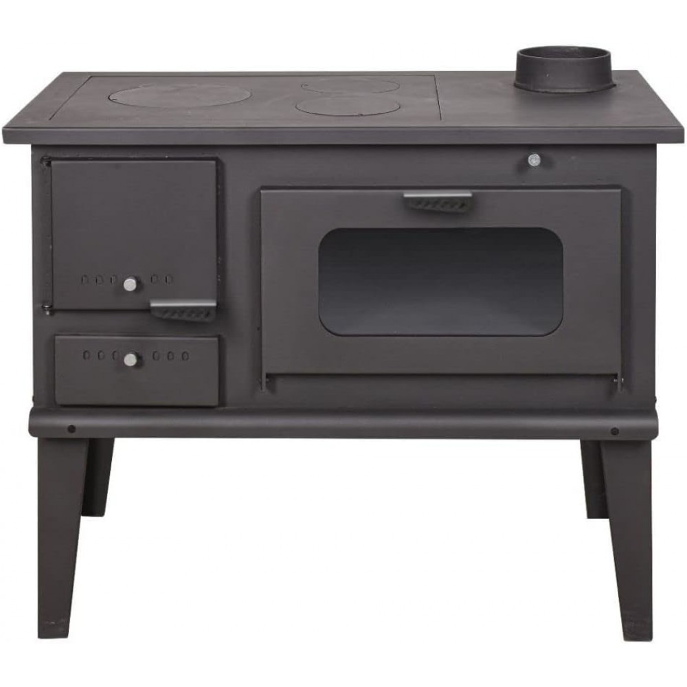 邦楽 ENERGY TONE Soba De Gatit Pe Lemne Balkan Energy 4014, Dotata Cu Cuptor Pentru